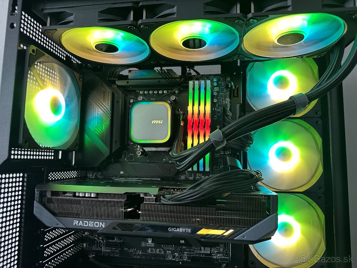 64GB DDR5 /Herný vykonný počítač R7 9800X3D, RX 9070 XT 16GB - 4