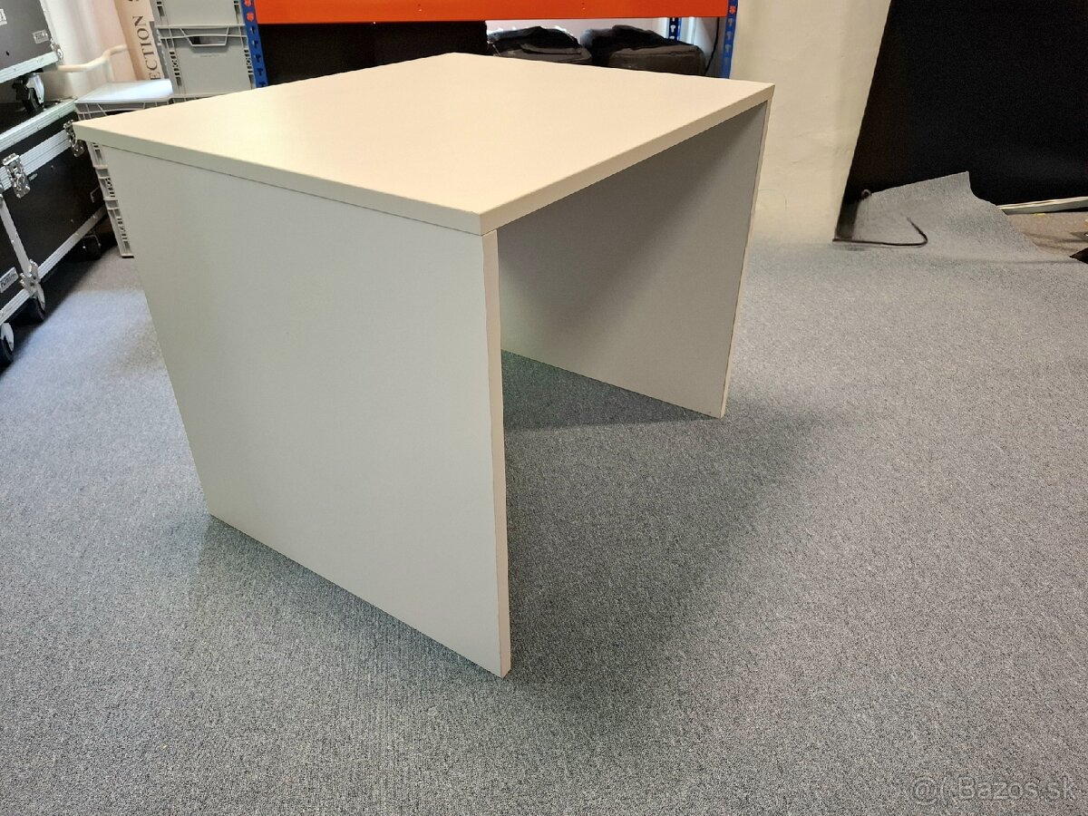 Kancelársky stôl sivý, hĺbka 80 cm - 4