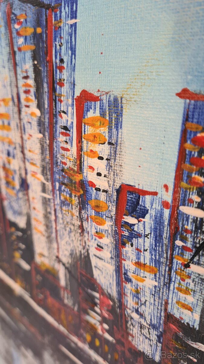 Akryl mesto v oblakoch - 4