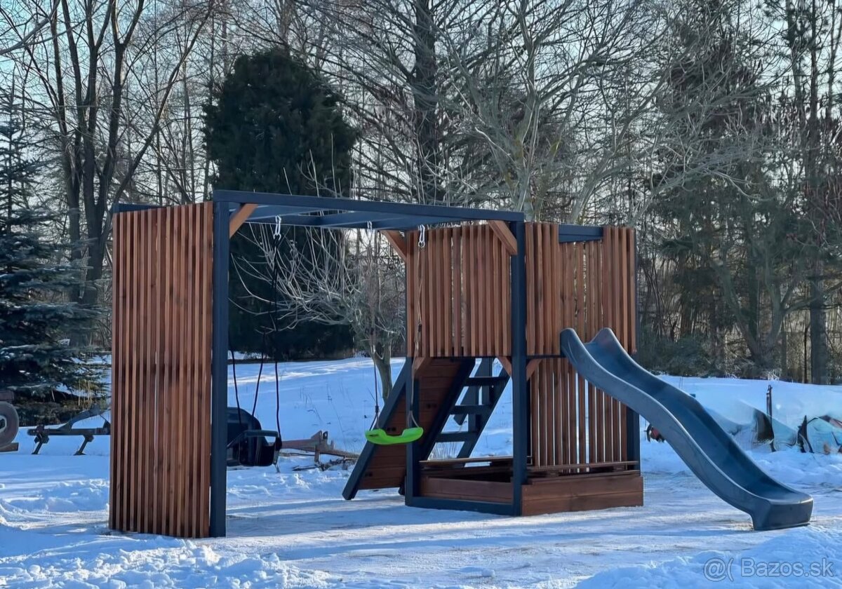 Detské ihrisko so šmykľavkou s montážou a s dovozom - 4