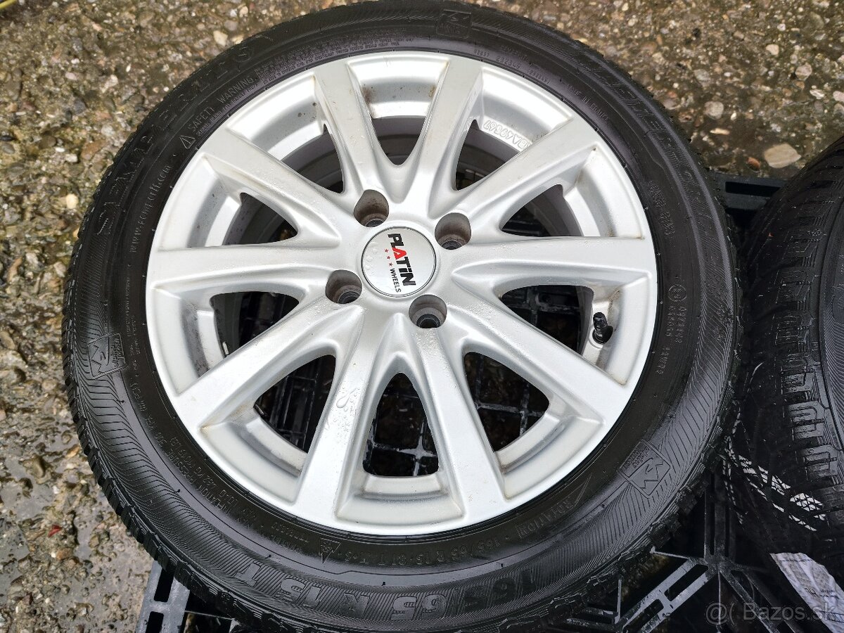 Alu Sada = 4x100 = PLATIN / MINI = s pneu =185/60 R15 - 4