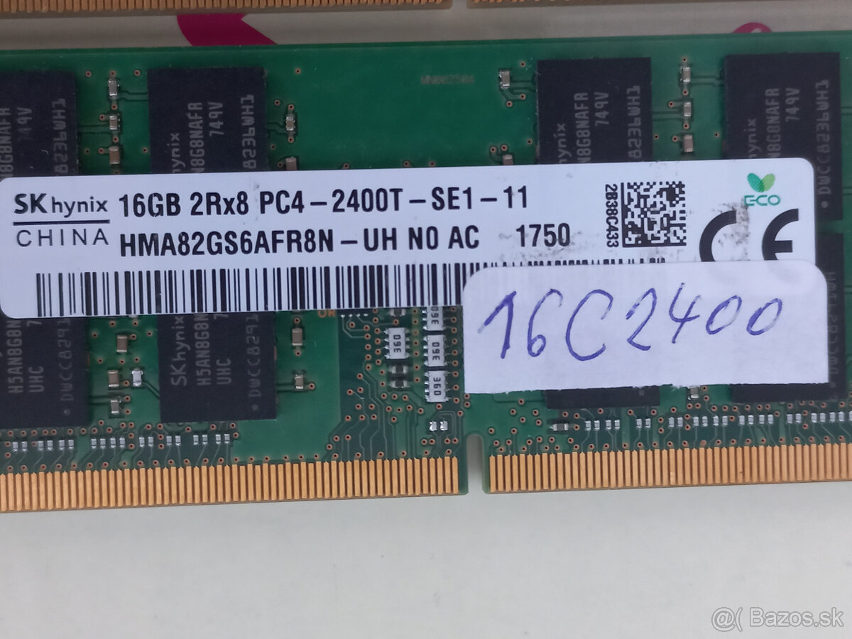 RAM 16GB DDR4 SODIMM MIX PC4-2400 - do notebooku - 4