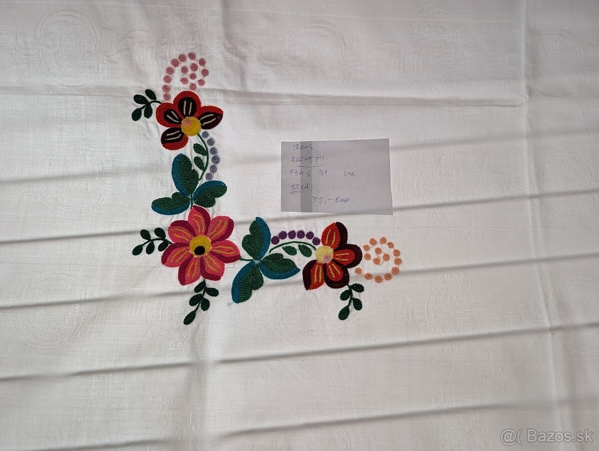 Obrusy + retro obliečka + prestieranie - 4