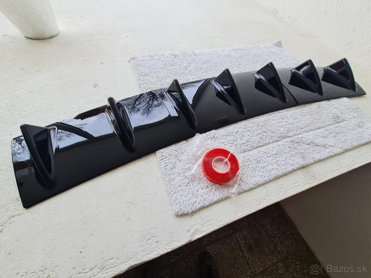 Spojler zadného nárazníka difúzorové plutvy žralocie plutvy - 4