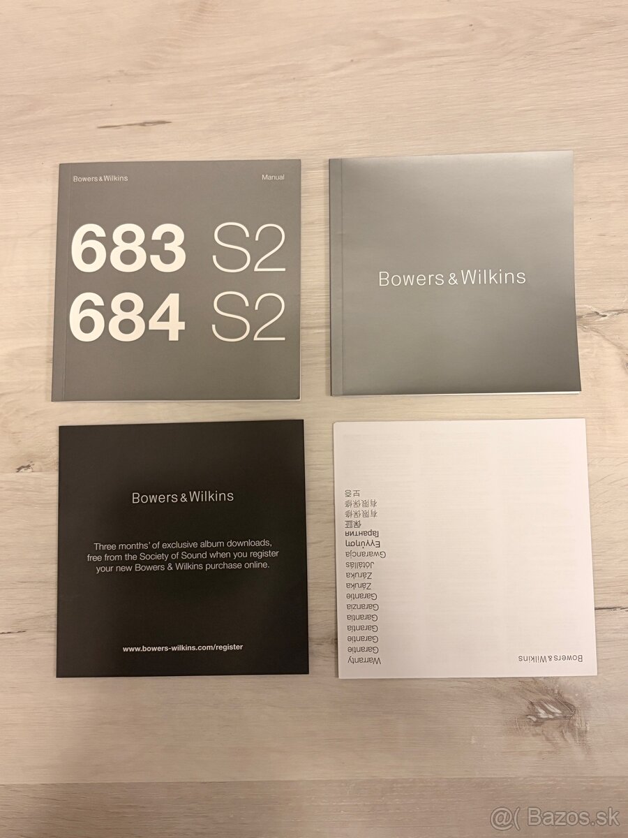 Bowers & Wilkins 2-Pásmový stĺpový reproduktor 684 S2 White - 4