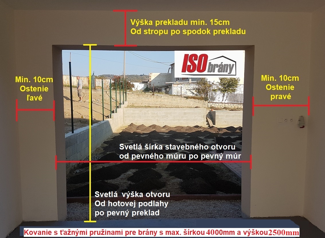 Úplne nová garážová brána vo farbe Zlatý dub - 2840x2245mm - 4