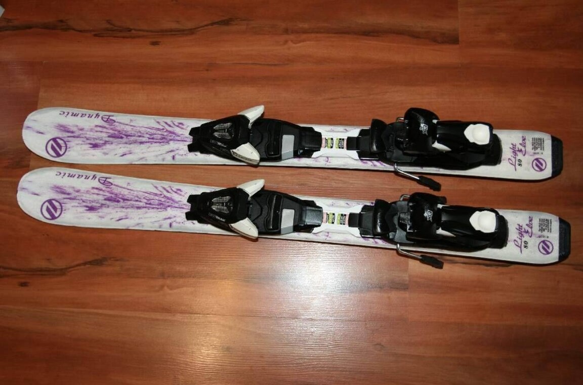 lyže Dynamic 80 cm dievčenské , lyžiarky - 4
