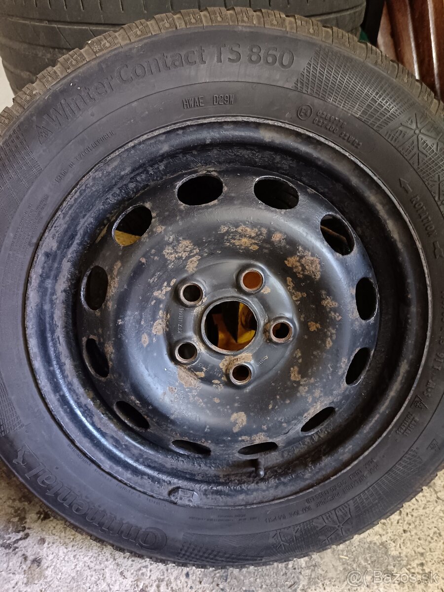 Plechové disky 5x112+ pneu - 4