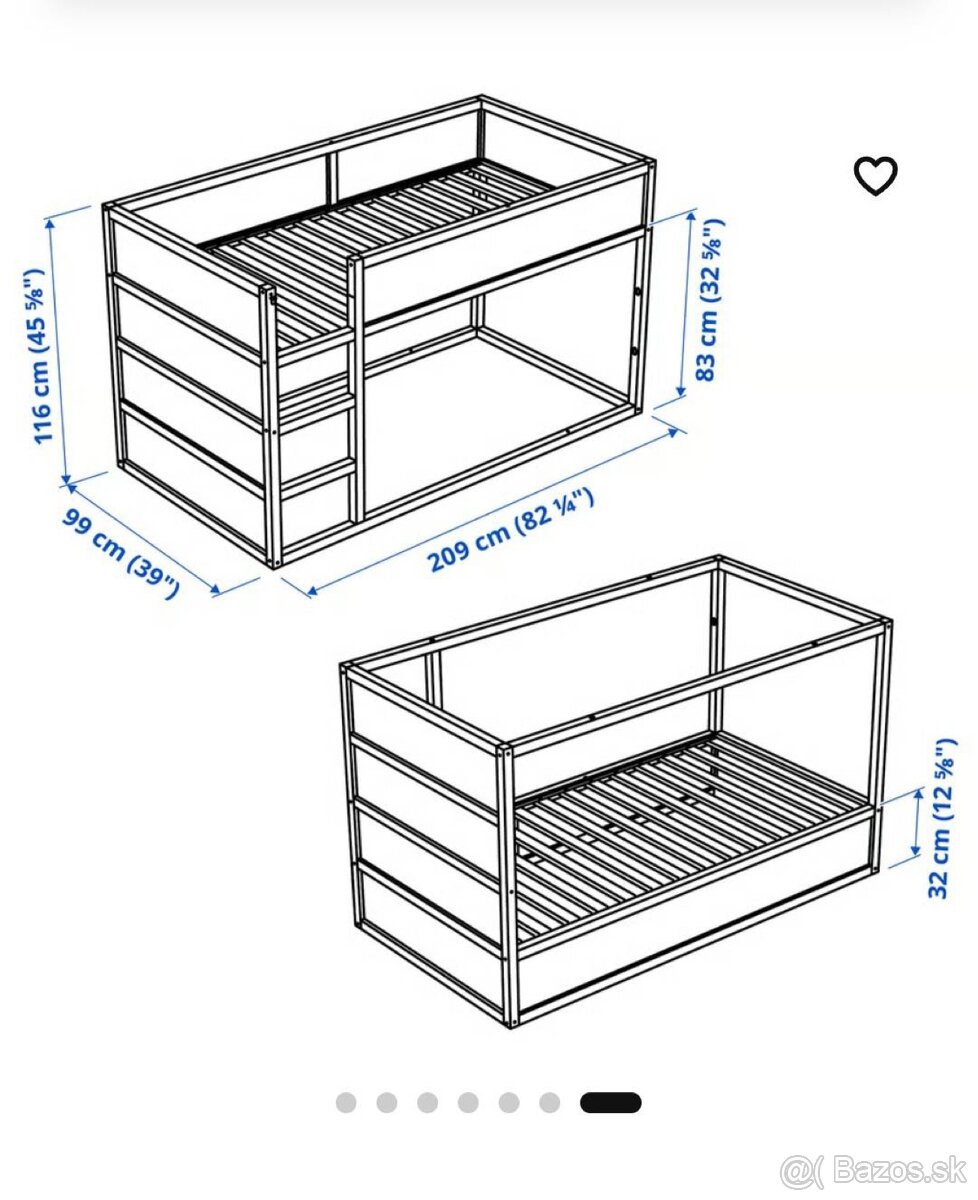 Detská poschodová postel - 4