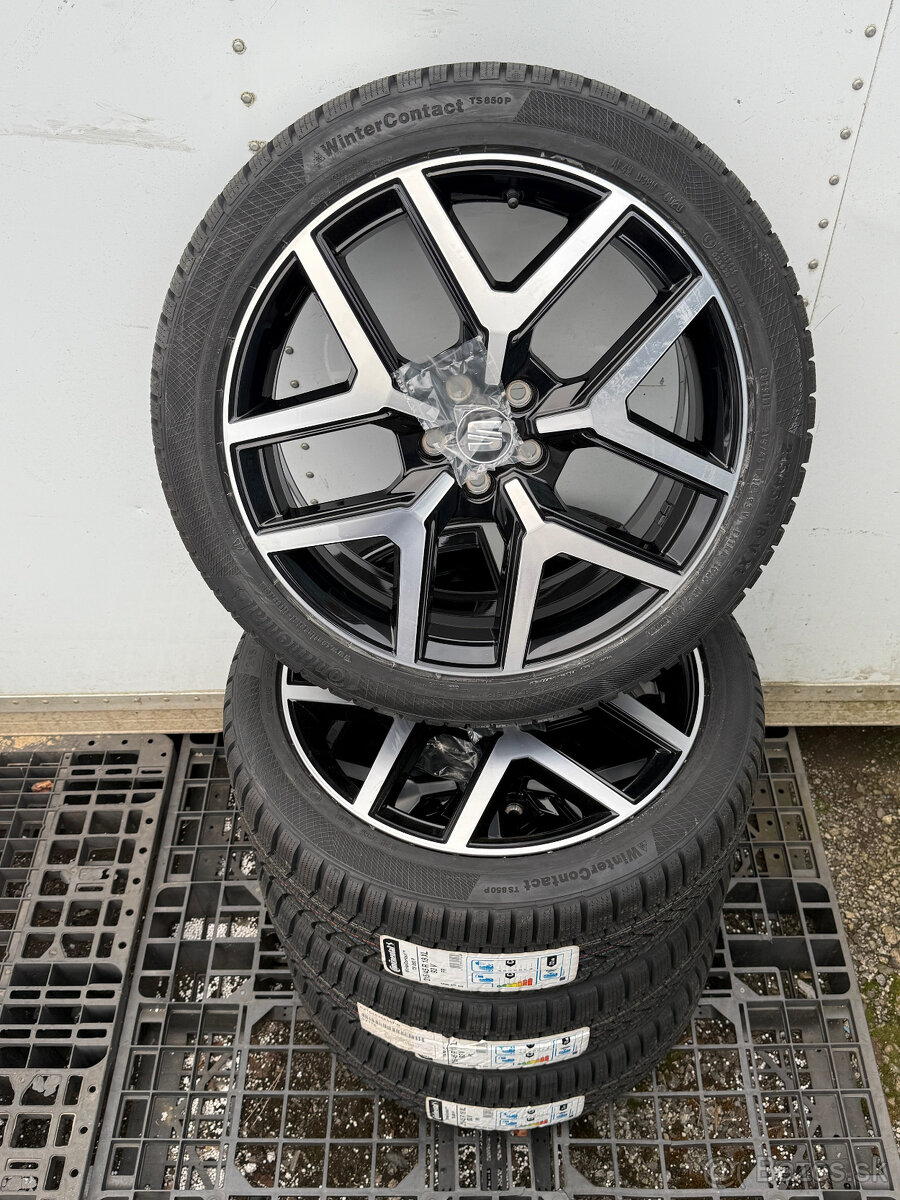PREDÁM NOVÚ sadu 18" ALU disky Seat Performance +zimné pneu - 4