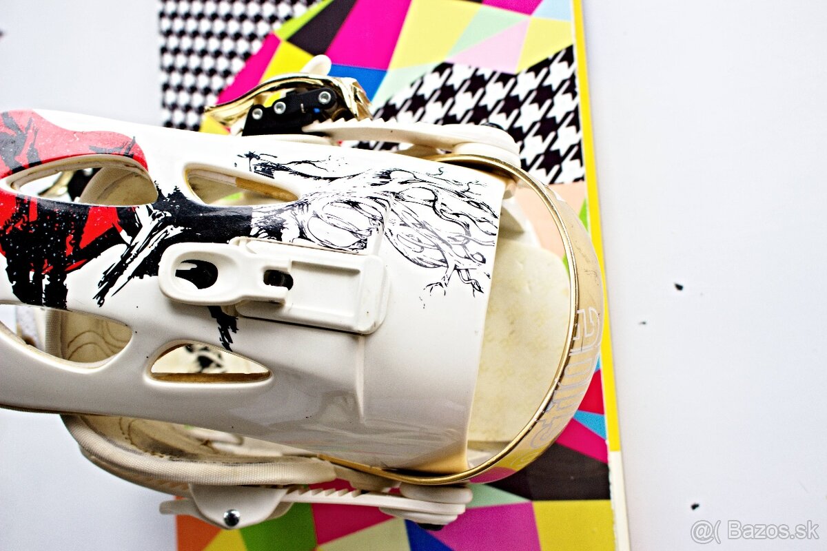 Snowboard set ELAN + viazanie + SALOMON topánky - 4