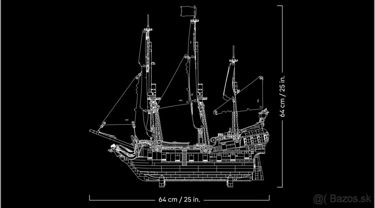 Lego 10365 Pirátska loď kapitána Jacka Sparrowa - 4