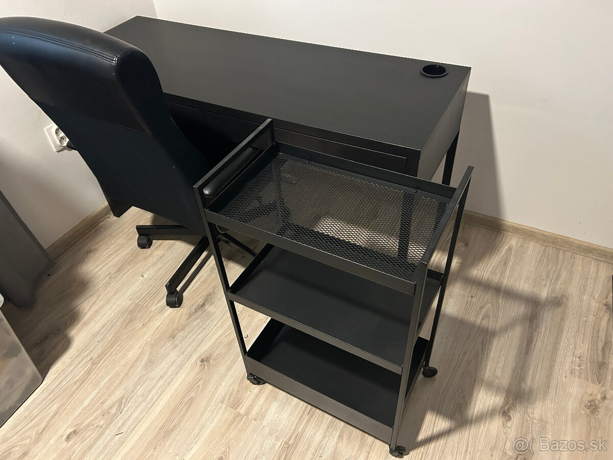 Ikea Micke + Nissafors + kreslo - 4