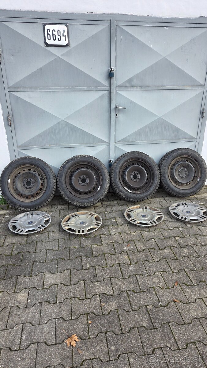 Plechove disky R15 4x98 Vranik 185/60 - 4