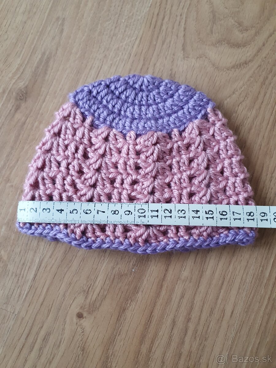Háčkovaný setík - čiapka a nákrčník - 4