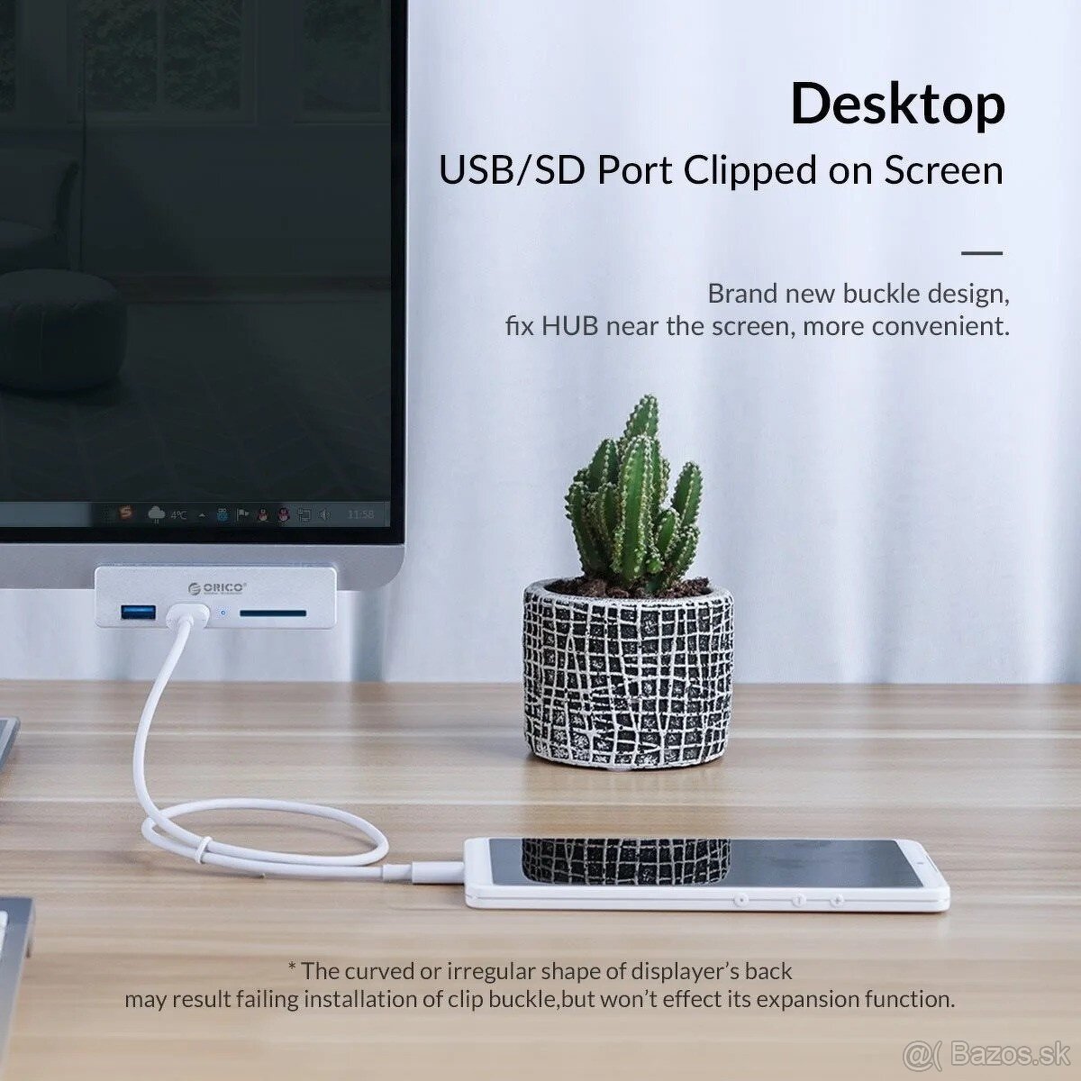 ORICO 2× USB 3.0 hub + SD card reader - 4