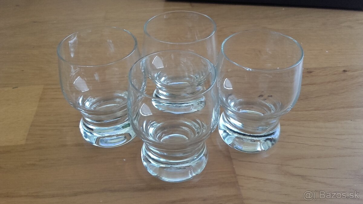 Sklenené sady - poháre, misy - 4