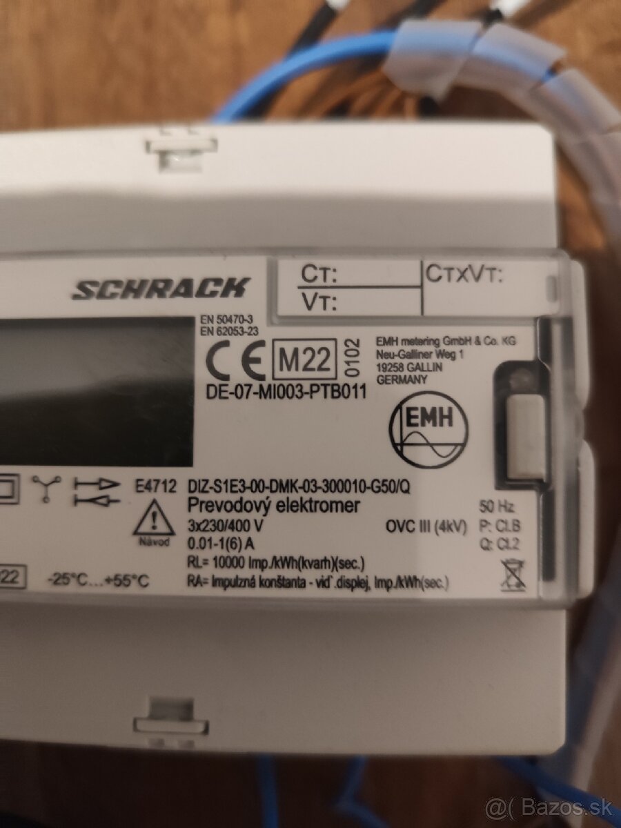 Shrack Elektromer 4 kvadrantovy s RS485 prepojenie s PC - 4