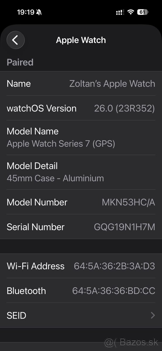 Apple Watch Series 7 45mm – čierny - 4