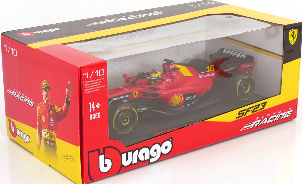 Ferrari SF-23 - Charles Leclerc 2023 Monza - 1:18 Bburago - 4