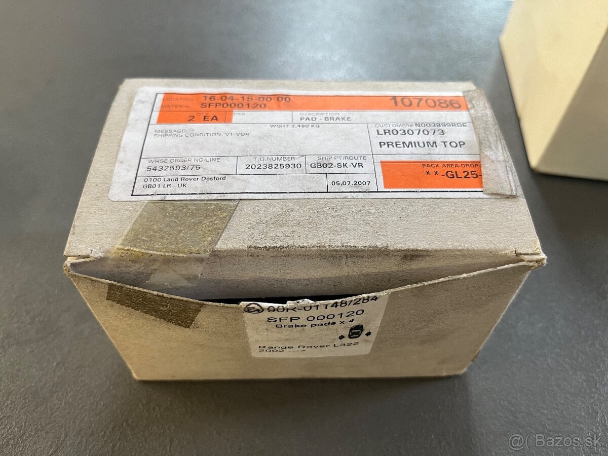 Brzdové platničky originál Land Rover - 4