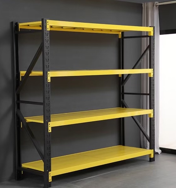 Kovový regal 2m, nosnosť 1200kg - 4