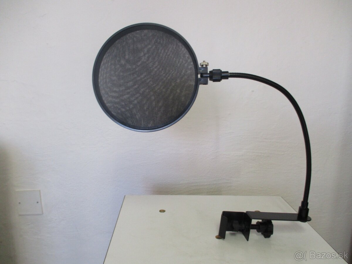 Akustický paravan pro nahrávání + Pop filter - 4