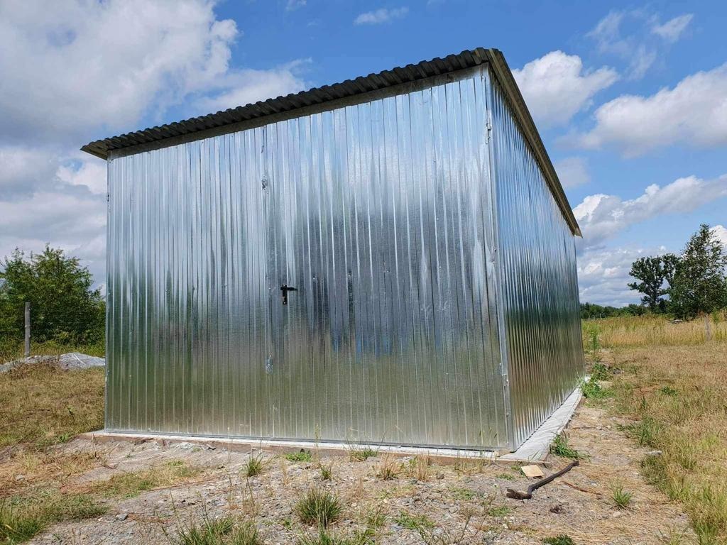 Plechová garáž 3x5m, stavebná búda - 4