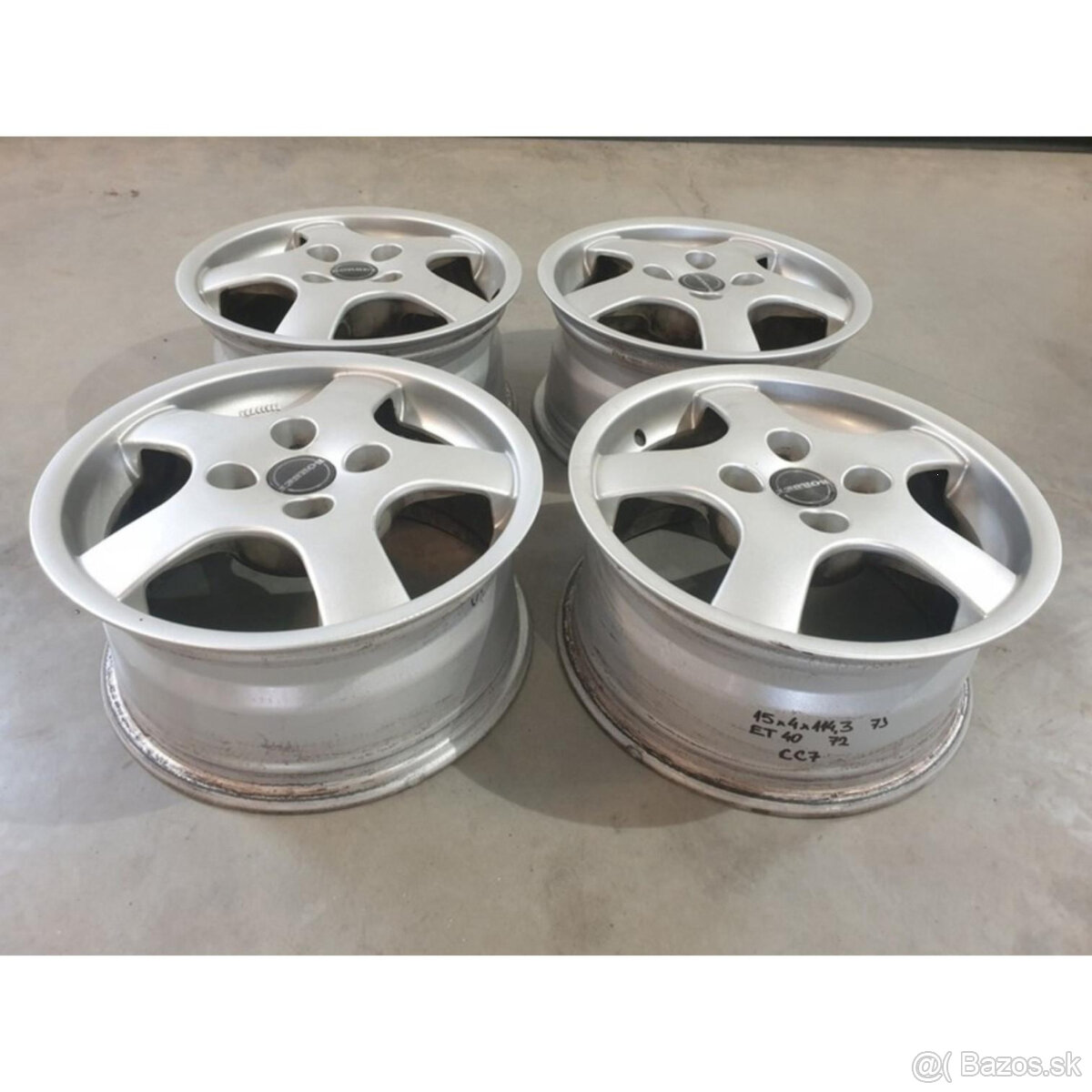 Hliníkové disky 4x114,3 R15 7J ET40 - 4
