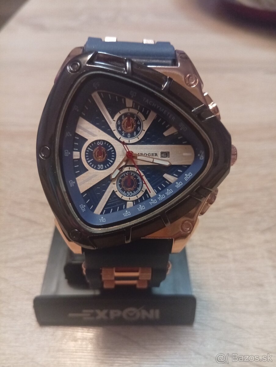 Nádherné pánske moderné hodinky.. mohutné - 4