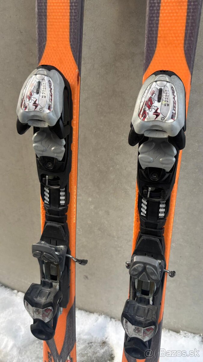 Juniorský set lyže 140cm lyžiarky37 - 4