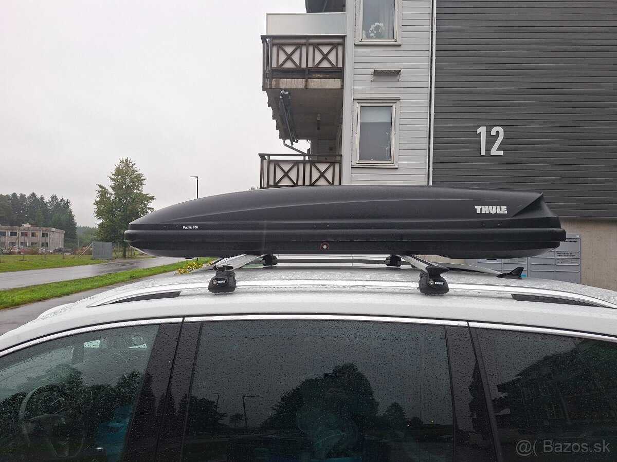 Thule pacific 700 stresny box cierny - moznost pozicania - 4