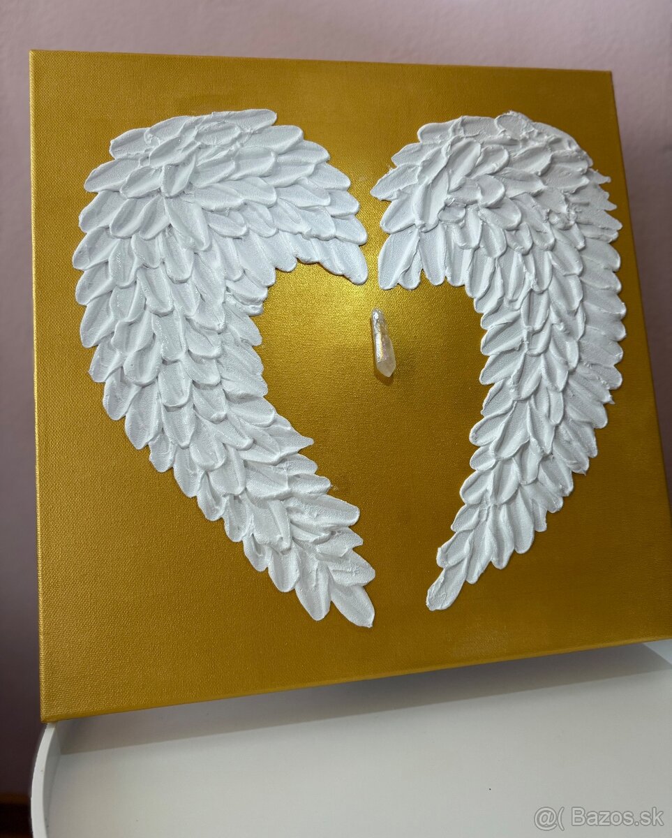 3D Reliefny obraz Anjelské krídla - 4