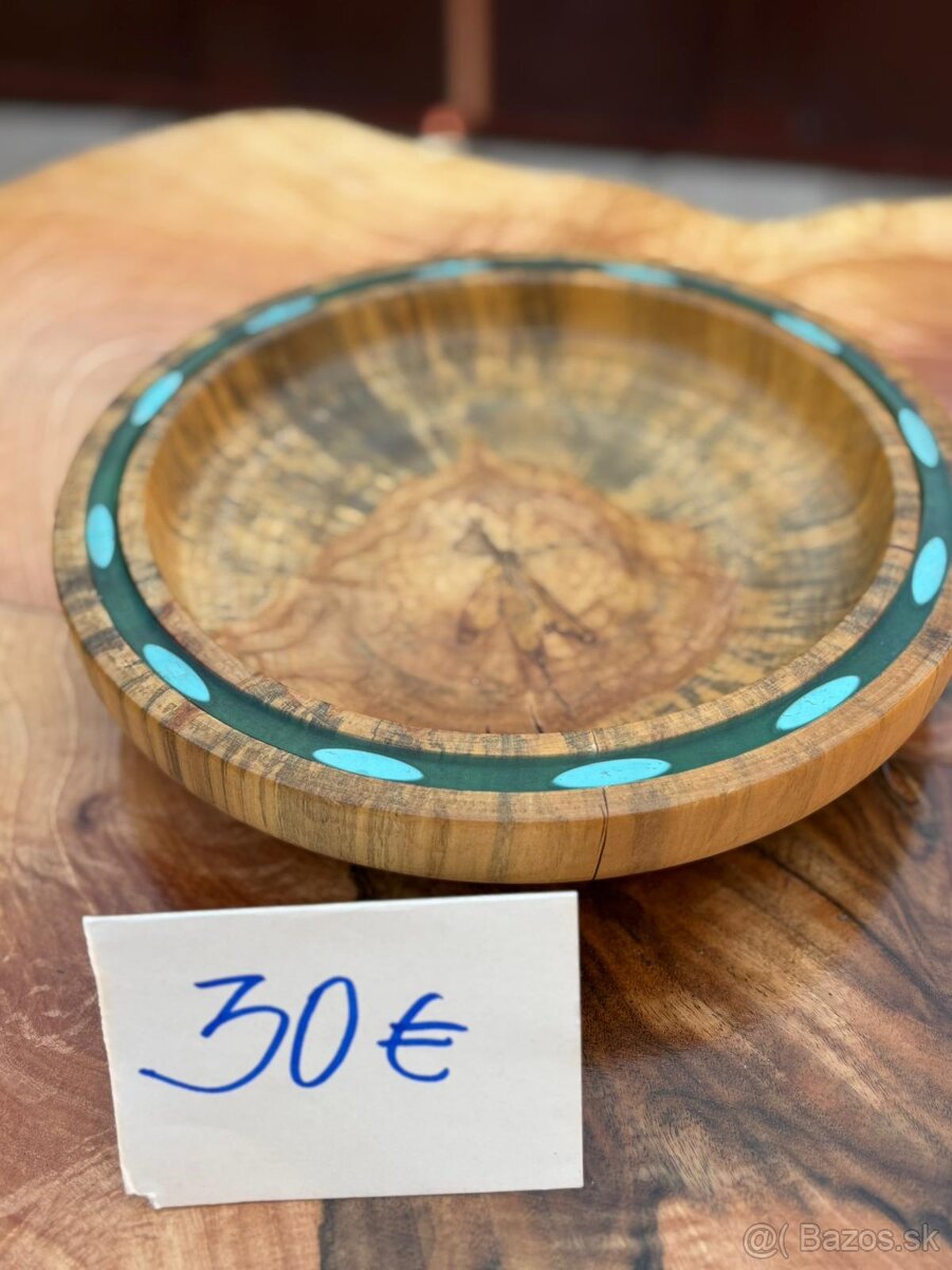 Drevené misy, ručná vyroba - 4