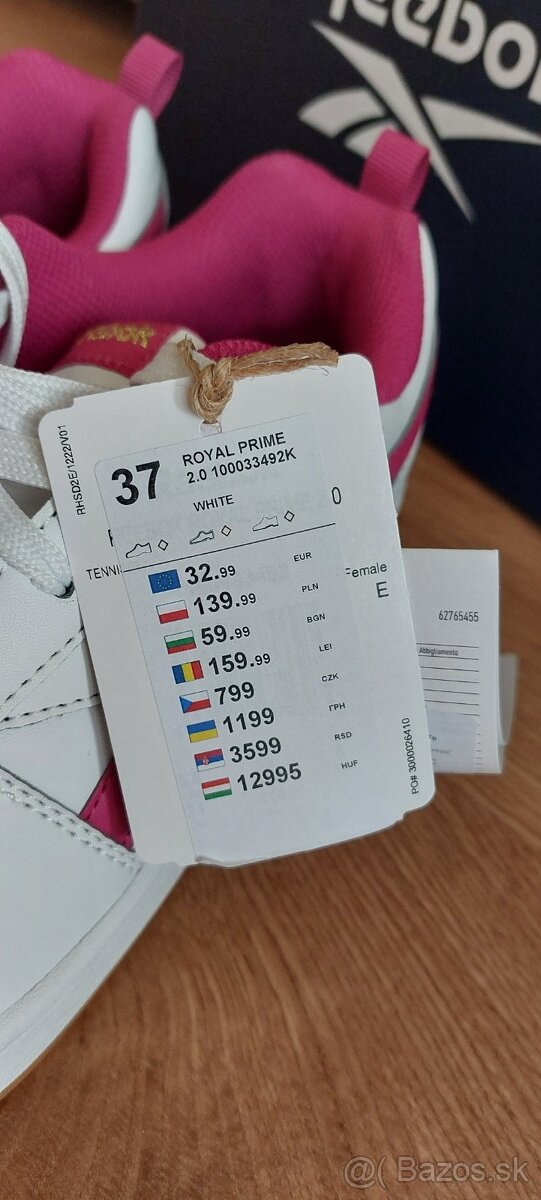 Dámske kožené tenisky Reebok 37 / Nové - 4