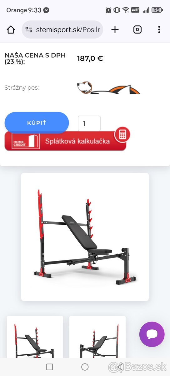 Bench Press lavička - 4