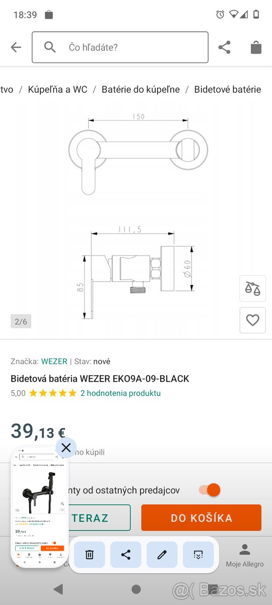 Bidetova sprška k wc - 4