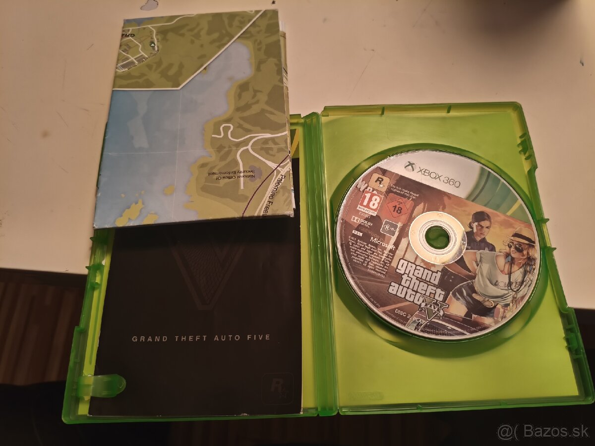 GTA 5 Xbox 360 + mapa - 4