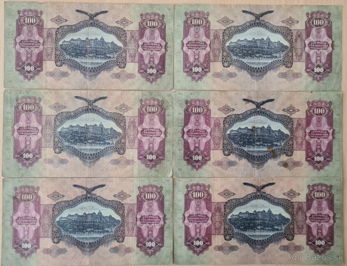 Staré Maďarské bankovky - 4