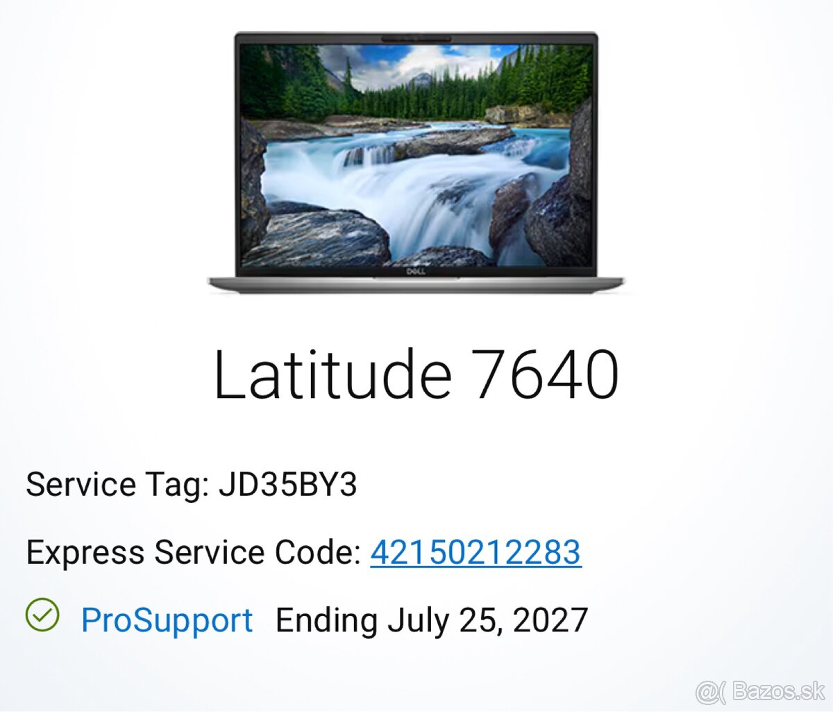 Predám nový NB DELL Latitude 16-7640 ( v záruke) - 4