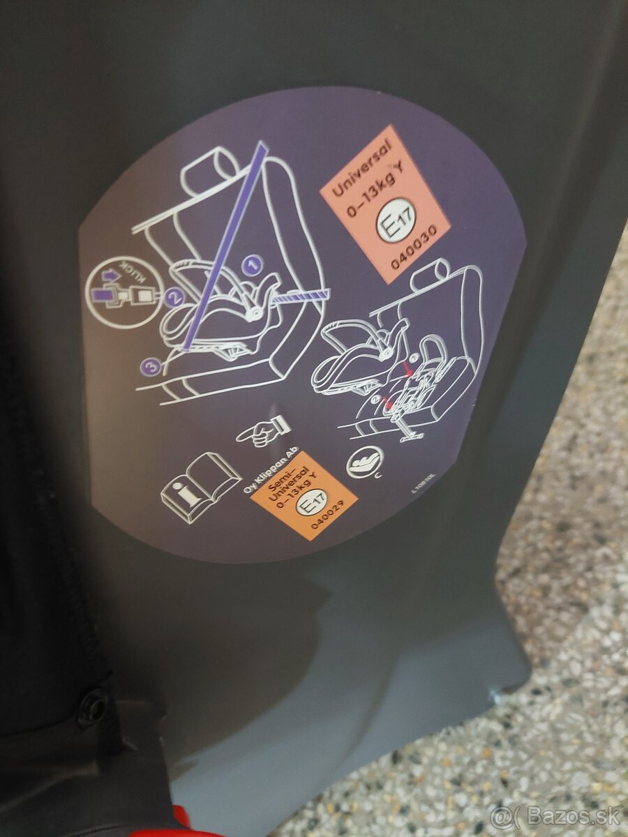 Vajíčko Klippan Dinofix - od 0 do 13 kg - 4