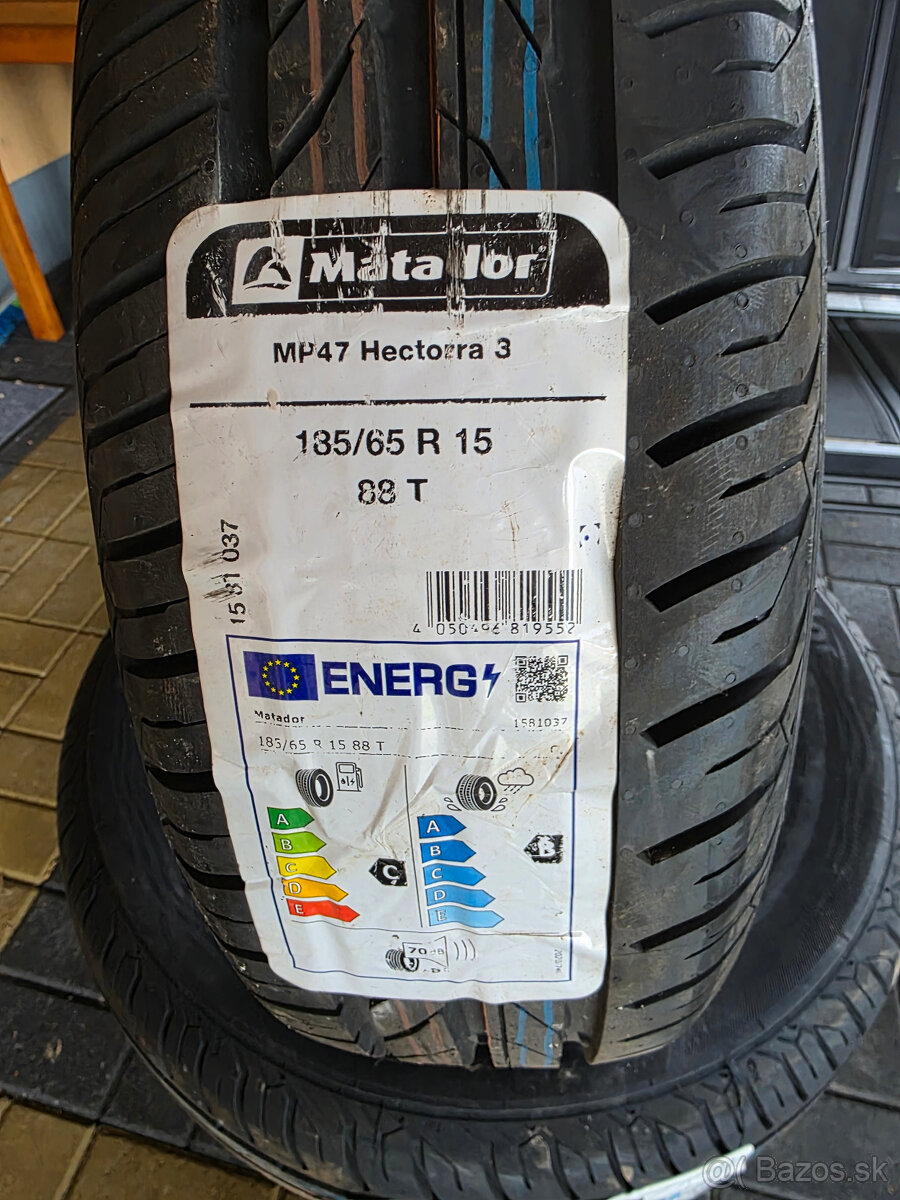 NOVÉ PNEU MATADOR 185/65 R15 LETNÉ - 4
