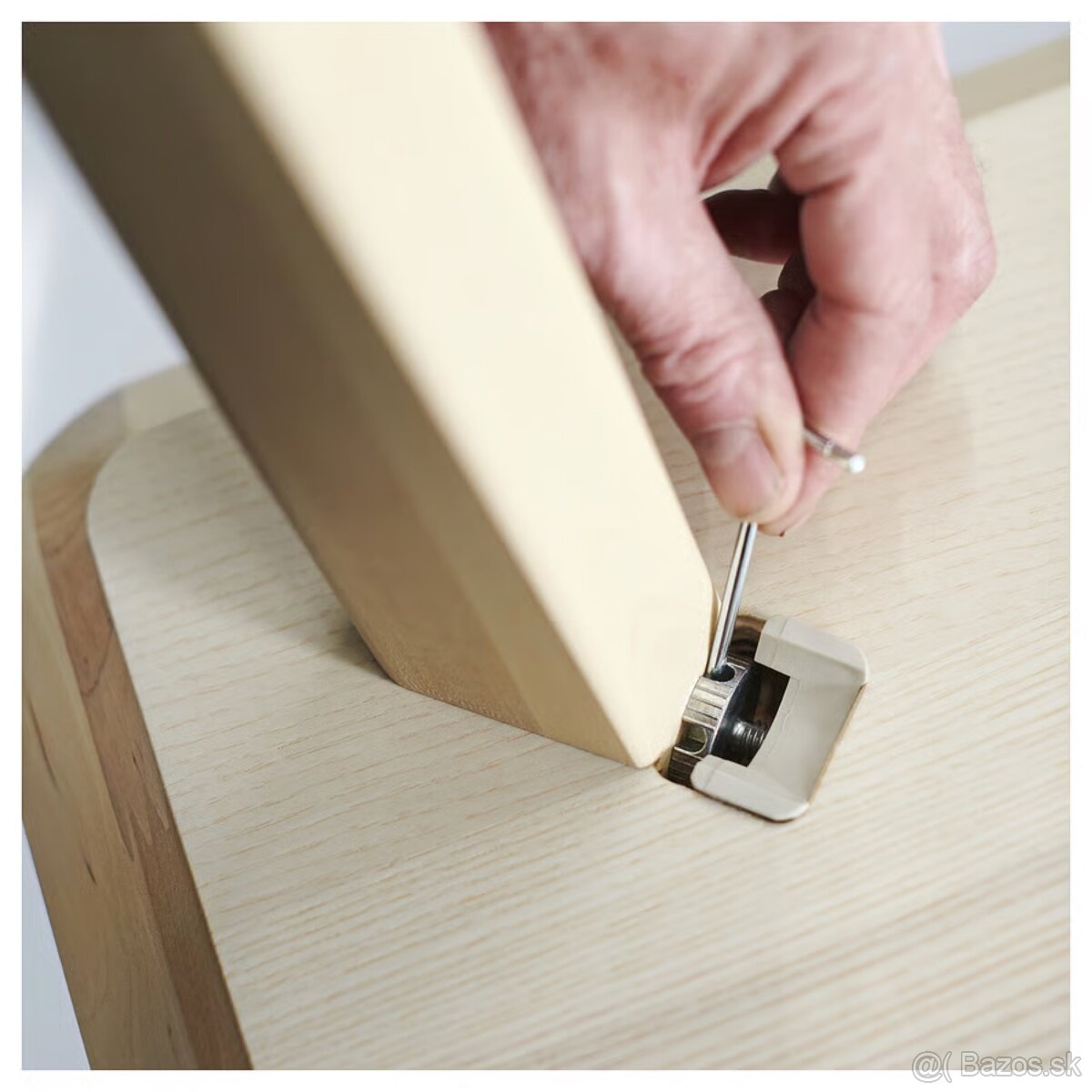 Stôl IKEA LISABO (140x78 cm) jaseňová dyha - 4