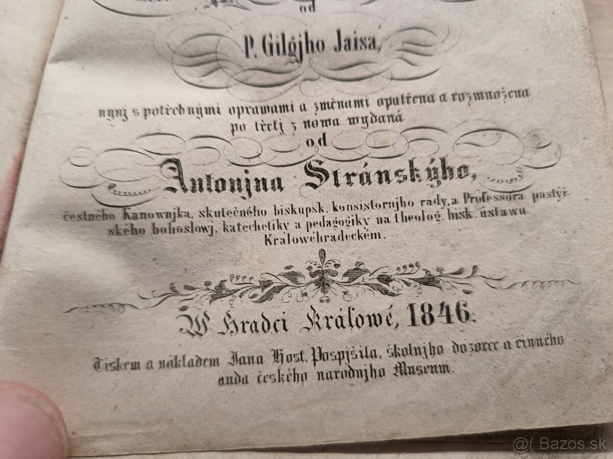 Starožitná modlitebná knižka 1846 - 4