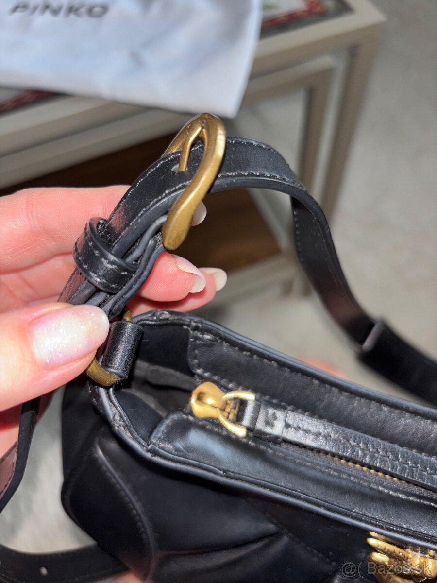 Pinko kabelka kožená - 4