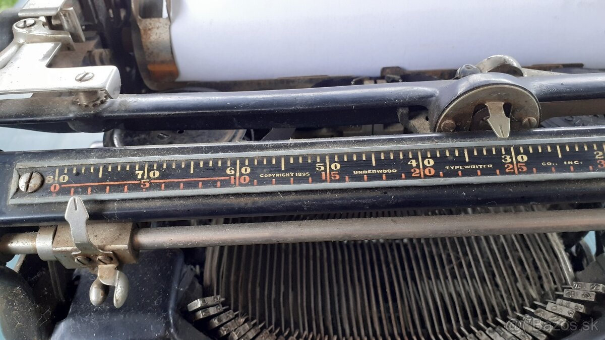 Písací stroj underwood - 4