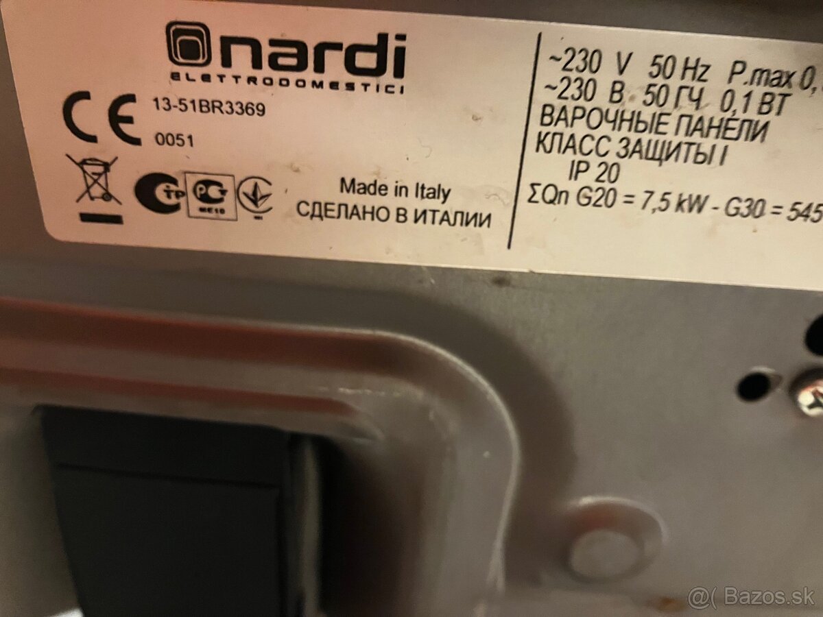 Varná doska Nardi - plynová - 4