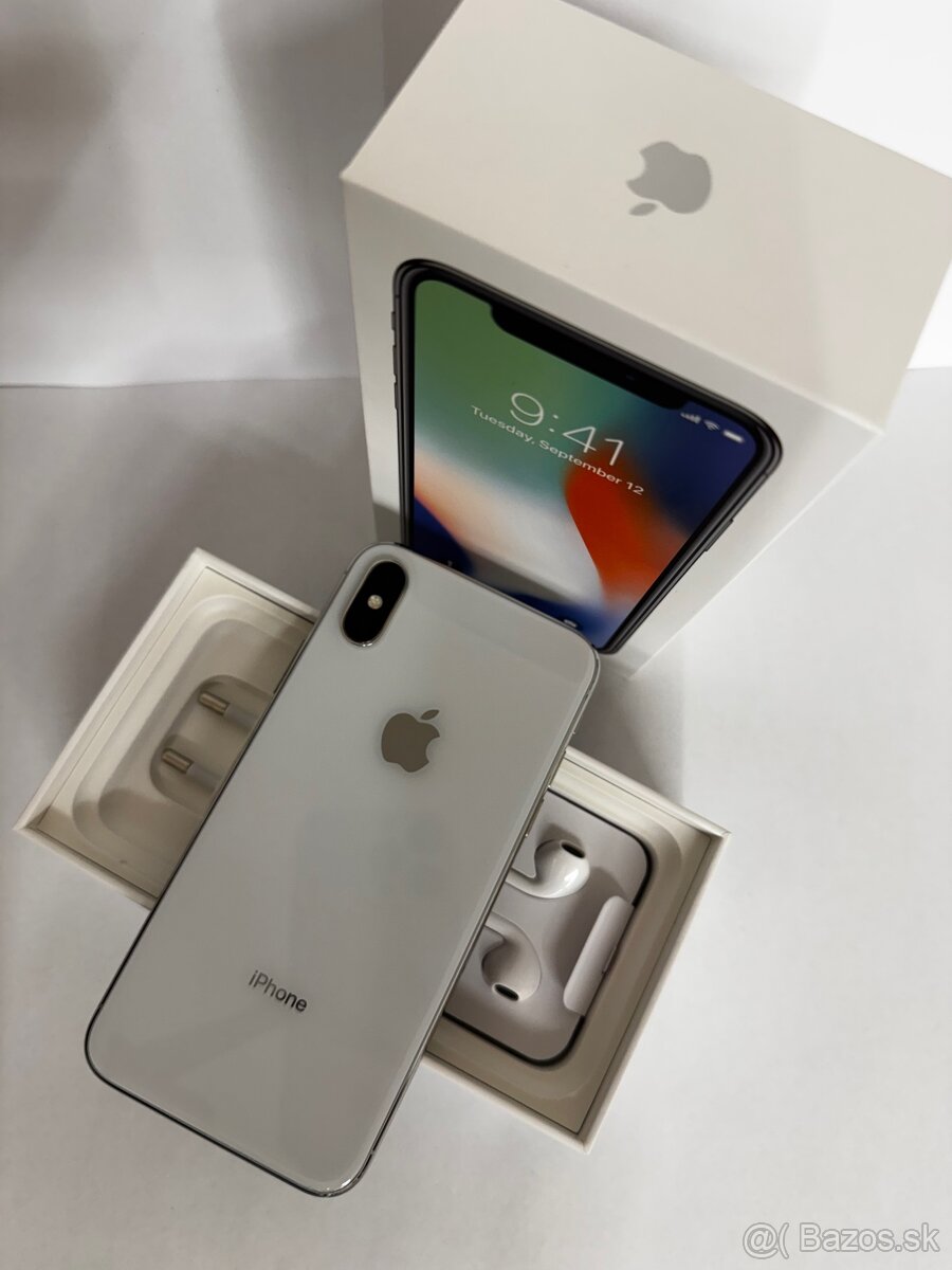 iPhone X Silver 64 GB - 4