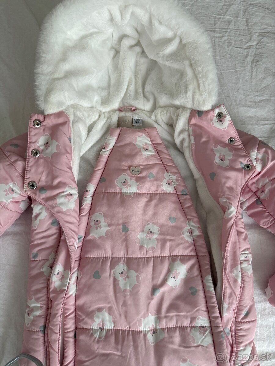 Chicco ružová zimná kombinéza - 4