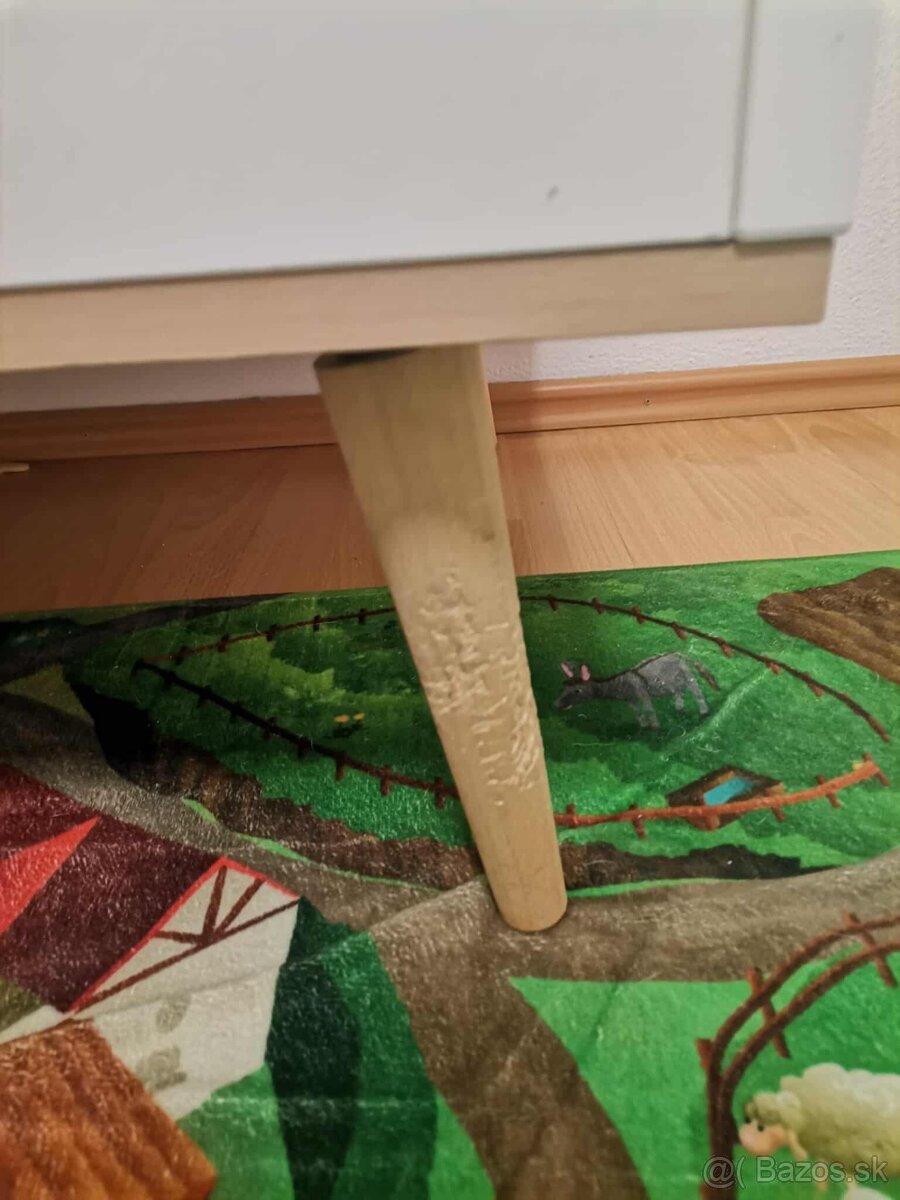 Postieľka drevená 60x120 - 4